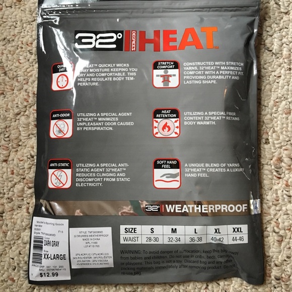 Men’s NWT Thermal Leggings - Picture 2 of 2